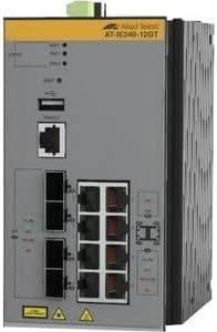 Telesis Allied - AT -IE340-12GT -980 INDUSTRIAL Ethernet Strat 3 Switch -uri - 8 porturi - Managerabil - Gigabit Ethernet -