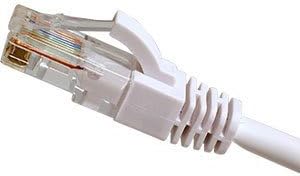 Cabluri UK CAT6 UTP 24 AWG FLUSS CABLA SNAGLESS WHITE 2M 2M