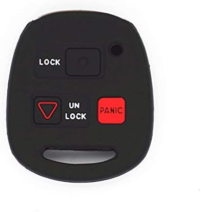 Wfmj roșu silicon inteligent la distanță 3 butoane cheie fob capac sac lanț pentru Lexus Es300 Gs300 Gs400 Gs430 Gx470 Is300