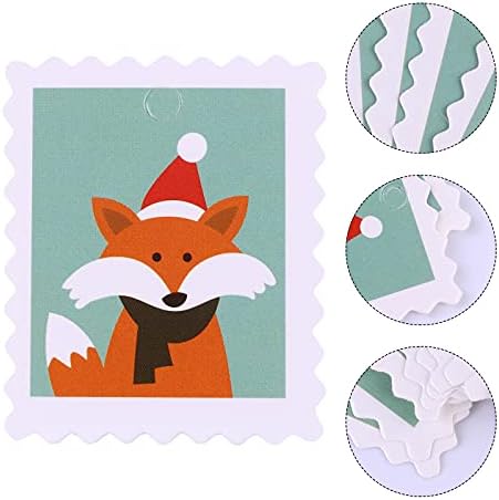 DOITOOL 100buc elemente de Crăciun etichete Creative de hârtie etichete cadou etichete de hârtie pentru Decor Decor de Crăciun