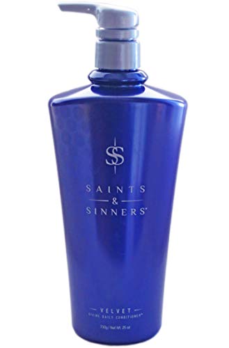 Saints & Sinners Velvet Zilnic Divin Balsam pentru păr uscat, deteriorat și colorat - Reparați, Detangle, eliminați frizz -ul
