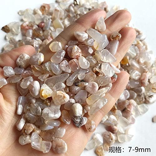 Ertiujg husong312 50g 2 dimensiuni naturale sakura agate rocă cristal pietriș de pietre de piatră lustruită și minerale cristal