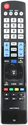 AULCMEET AKB73756542 Replaced Remote Control Compaitble with LG TV 32LN5700 32LN570B 32LN5750 39LN5700 39LN5750 42LN5700 42LN5700UH