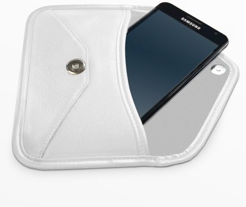 Carcasă Boxwave pentru Motorola Moto E5 - Husa de mesagerie din piele de elită, carcasă de acoperire din piele sintetică Design