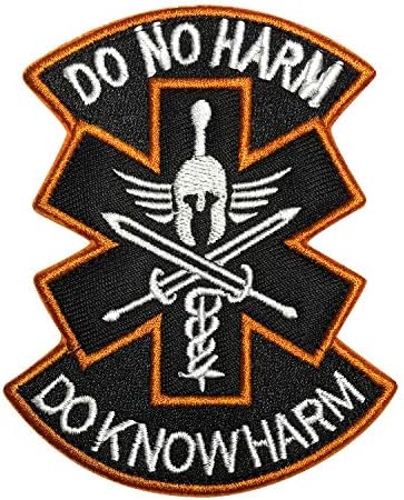 Morthome m do No Harm Do Delk Harm Spartan Medic Emt Ems Us Moral Badge Patch ACU Patch