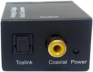 Occus-Cabluri noul Analog L / R la Digital SPDIF coaxial coaxial RCA & amp; optic TosLink Audio Converter -