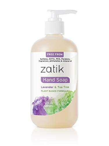 Săpun de mâini Zatik Lavender &Tea Tree, 12 FZ