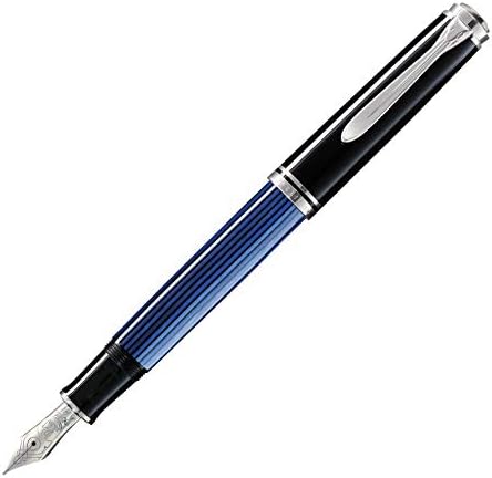 Pelikan M405 Fountain Pen B Plume Premium Negru/Albastru