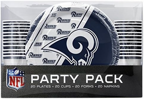 NFL Los Angeles Rams pachet de petrecere de unică folosință