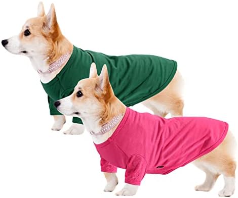 Tricouri pentru câini Koneseve haine pentru câini din bumbac moale tricou de bază elastic gol pentru pisici câini mici mijlocii