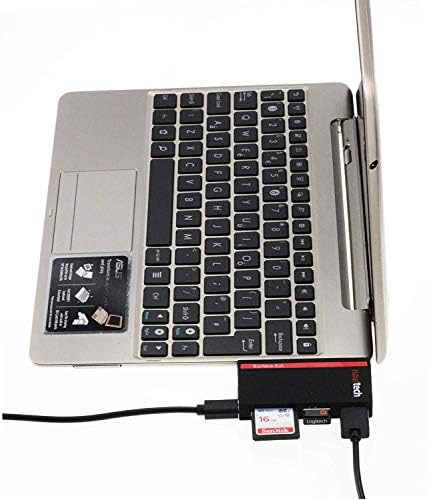 Navitech 2 în 1 Laptop / tabletă USB 3.0 / 2.0 Adaptor HUB / intrare Micro USB cu cititor de carduri SD/Micro SD Compatibil cu HP Portable 255 G7 15.6'