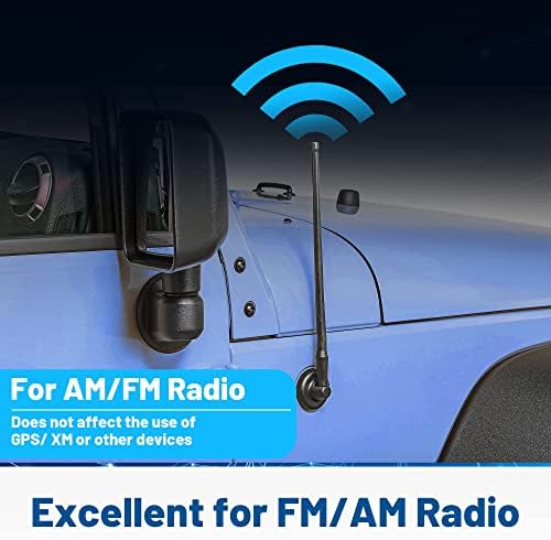 Anina 13 Inch Antena catarg pentru Nissan Frontier Titan Antena aeriene pentru FM / AM Radio semnal recepție Car Wash dovada-durabil