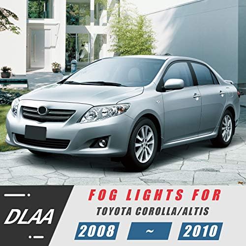 DLAA ceață compatibil cu Toyota Corolla / Altis2008 2009 2010 clar ceață Lămpi asamblare înlocuire clar lentilă