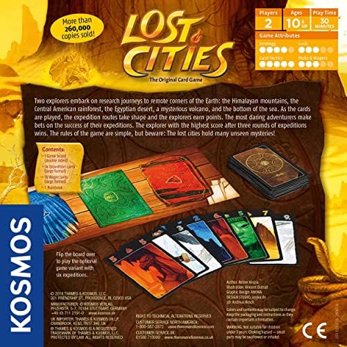 Lost Cities Carte De Joc