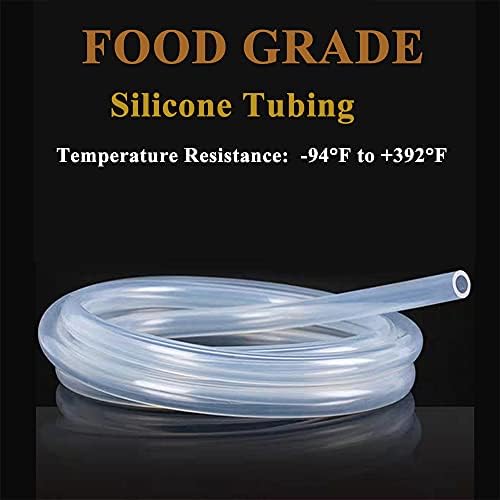 Antrella 3/4 id tub de silicon de grad alimentar flexibil 3/4 id x 1 od tubul de furtun limpede temperat ridicat flexibil pentru
