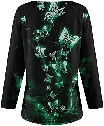 Femei Leopard Henley Tunică Tunică 2023 Fall Fashion Fashion Mânecă Lungim V -VĂT VIE DE GECT ZIP UP TEE Tricot Bluze tricotate