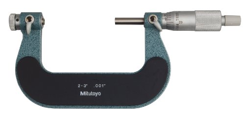 Mitutoyo 126-139, 2 - 3 x .001 micrometru cu filet cu șurub, clichet, cu standard