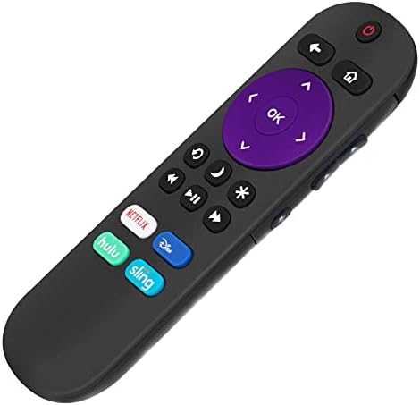 Replacement Remote Control Work for Sharp Roku TV LC-50N4000U LC-58Q7320U LC-58Q7300U LC-55LB481U LC-43LBU591U LC-58Q73900U