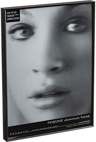 Fineline framatică, cadru din aluminiu cu o față subțire pentru o fotografie de 13x19 - negru