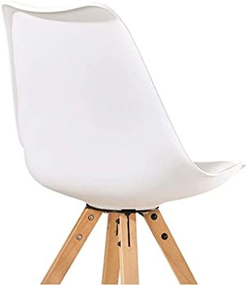 Set Scaune sufragerie Scaun Accent sufragerie scaune de luat masa Set de 4 / picioare din lemn masiv Natural cu tampon amortizat