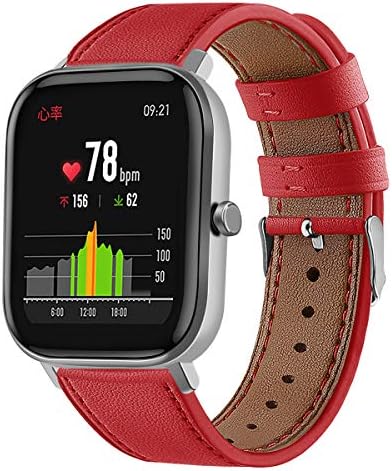 FitTurn WatchBand din piele compatibil cu Cubitt CT4 / CT2 Pro GPS Smart Watch înlocuire Sport curea de mână brățară din piele