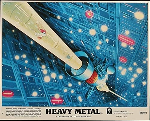 Heavy Metal 1981 Carte Originală Studio Lobby. Gloria-Secvență Atât De Frumoasă, Atât De Periculoasă.