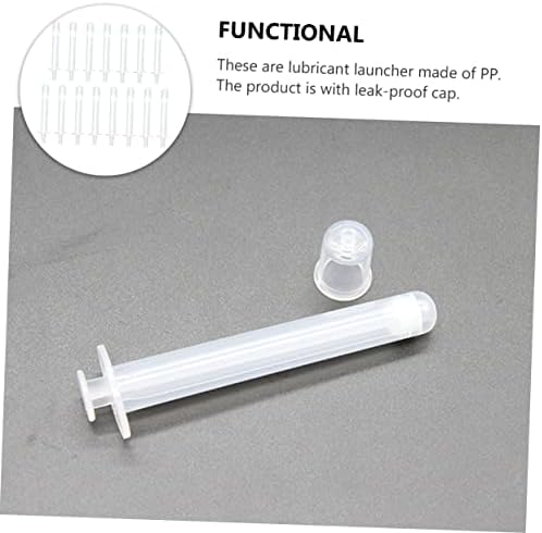 Vinistiți 20pcs Aseptic Tube Sposters și lubrifianți Distribuitori de gel din plastic feminin Distribuitoare de medicamente