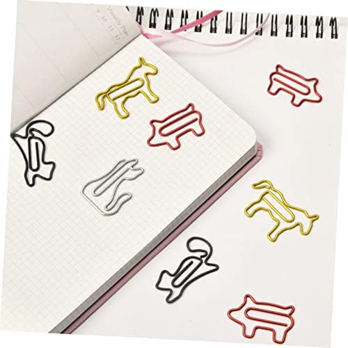 Stobok Notebook Binder Clipuri de hârtie Colorate Suport pentru birou pentru birou notă Clipuri de hârtie Cruci Clipuri de