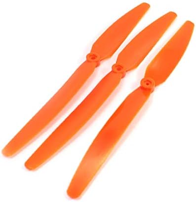 X-Dree 3PCS EP-1060 10 x 6 Propellers Orange Part Part pentru Avionul RC (3PCS EP-1060 10 X 6 Hélices Anaranjadas Pieza de