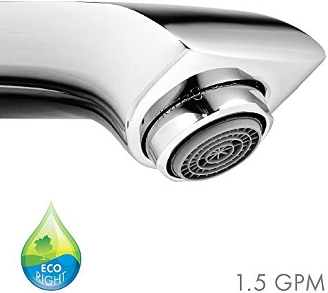 hansgrohe Metris modern Upgrade Easy Install 1-Mâner 1 6-inch robinet înalt pentru chiuvetă de baie din nichel periat, 31088821