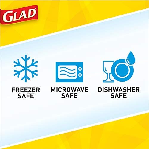 GladWare Matchware Containere de depozitare a alimentelor, Value Pack & amp; Salad Containere de depozitare a alimentelor pentru