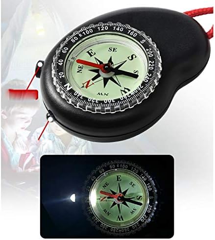 WJTMY Point Outdoor Compass Copiii multifuncționali Impermeabil Impermeabil Precizia portabilă Precizie Off-Road Busola