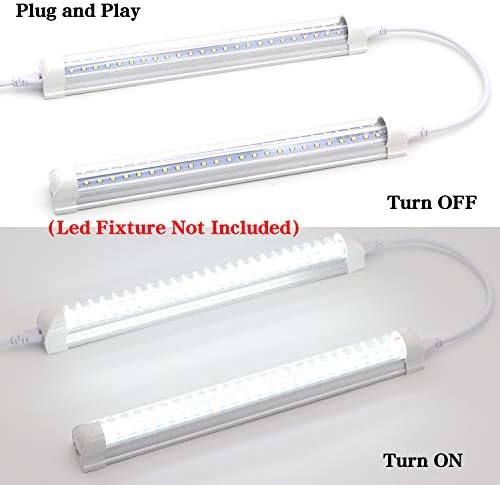 4ft T5 T8 Tube Light Fixture LED cabluri conectabile, cablu conector dublu capăt, sârmă de extensie de putere pentru dispozitiv