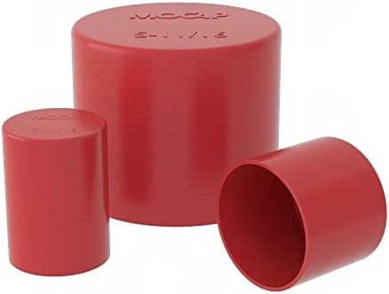 Capace drepte de plastic - LDPE Cap CAP DITERN 0,308 X 0,875 RED LDPE MOCAP S.313-14SRD1