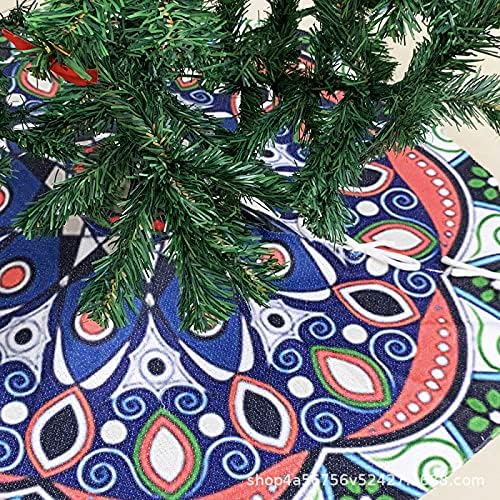 Fuste de brad de Crăciun Huijie - Tricotare tipărit acasă copac mare copac de jos rochie ornamente decorare, amenajare a scenei