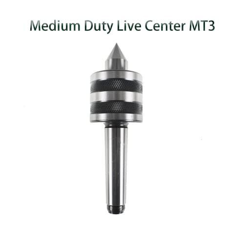 Timunr MT3 Live Center 60 grade Medium Duty Live Center 3 Morse Conic triplu rulment potrivit pentru strunguri CNC