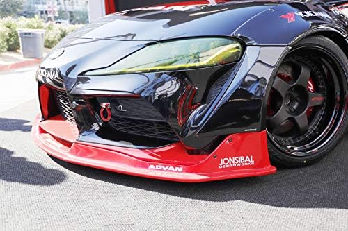 IJDMTOY RED Track Racing Style Tow Tow Cârlig compatibil cu Toyota Supra Supra 2020, din aluminiu ușor, din aluminiu ușor