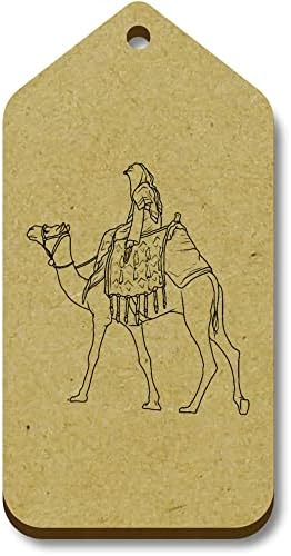 10 X mare' Camel Rider ' lemn cadou Tag-uri
