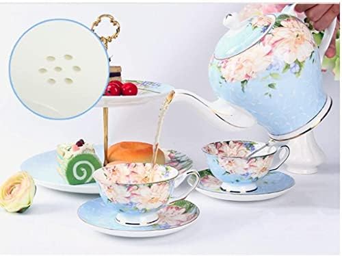 Qhytl Fashion Bone China China Flori Teapot de înaltă capacitate de înaltă calitate ceramică oală de lapte de casă cu suc de