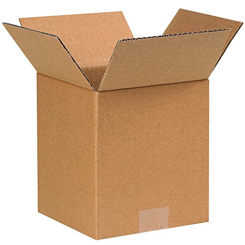 Aviditi 667 cutie de carton ondulat 6 L x 6 L x 7 H, Kraft, pentru transport, Ambalare și Mutare