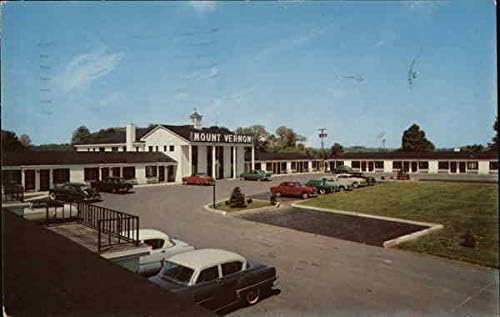 Mount Vernon Motel Albany, New York NY carte poștală originală de epocă 1959