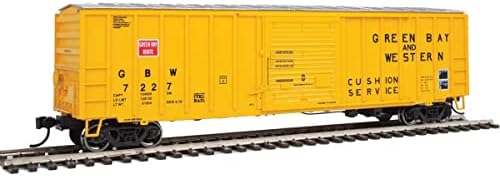 Walthers HO scară 50 ' ACF Exterior Post Boxcar Green Bay & amp; Vest / GB & amp; W 7522