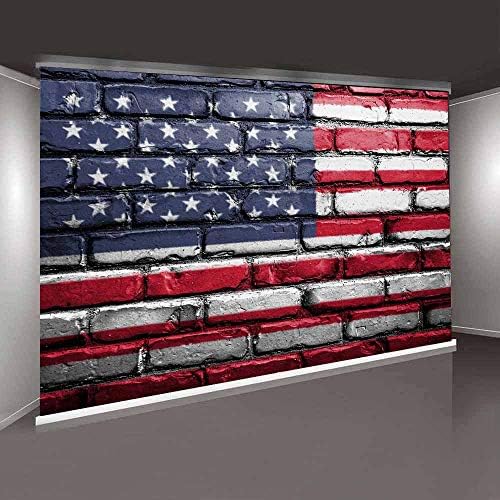 US Flag fotografie fundal American Flag fotografie fundal 7x5ft vinil fără sudură recuzită studio foto pentru Ziua Națională