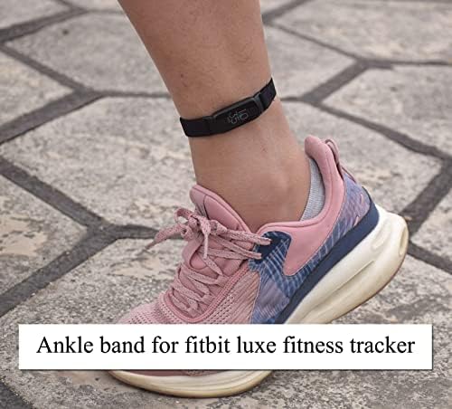 Bandă elastică reglabilă pentru încheietura mâinii / Gleznă Pentru compatibil cu Fitbit Luxe Fitness Tracker, bandă elastică