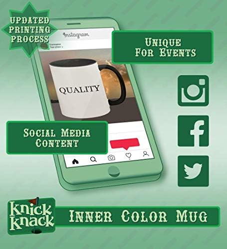 Cadouri Knick Knack indistinction - Hashtag Hashtag Mânerul colorat din ceramică și în interiorul cani de cafea, negru