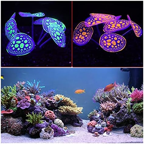 Nupart Coral cu efect Fluorescent Acvariu decorare Silicon software simulare plantă acasă Rezervor de pește decor subacvatic
