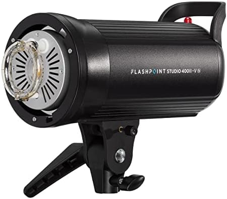 Flashpoint Studio 400 II-V 400WS R2 Monolight Flash cu lampa de modelare cu LED 10W și montare Bowens
