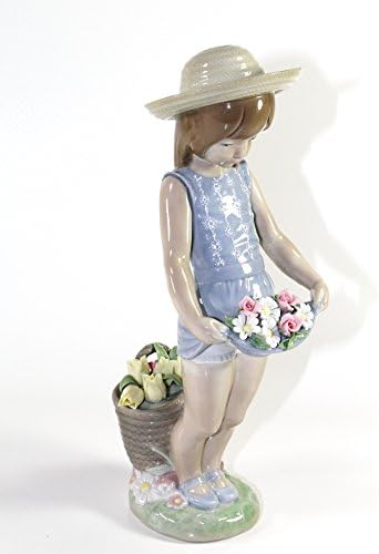 Lladro Flori pe poală Figurină de colecție 01284 Finisaj glazurat pensionat