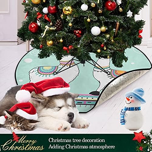 VISESUNNY CUTY LLAMA ANIMAL Fuste de copac mari pentru Crăciun pentru petreceri de vacanță decorațiuni fermă pentru copac mare