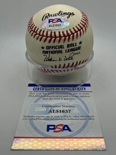 Jim Leyland Pirates Tigers a semnat autograf oficial MLB Baseball PSA ADN - baseball -uri autografate
